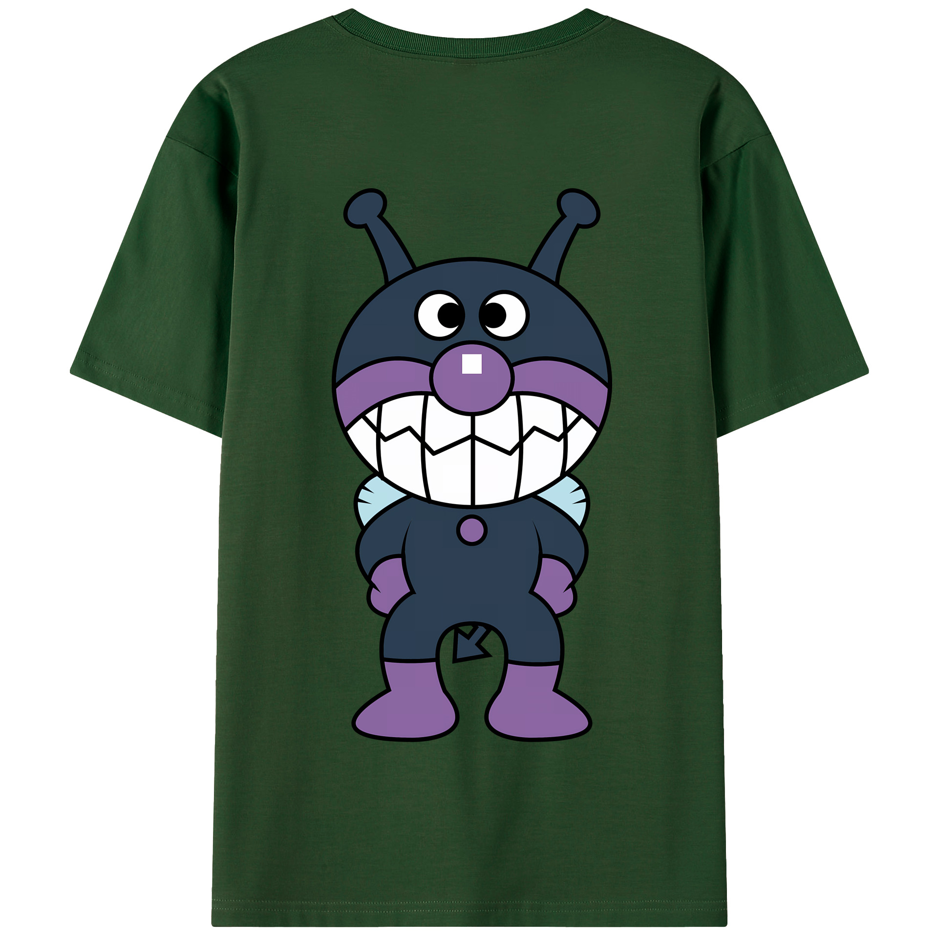 （画像用） アンパンマン Anpanman 綿100％半袖Tシャツ（背面プリント）